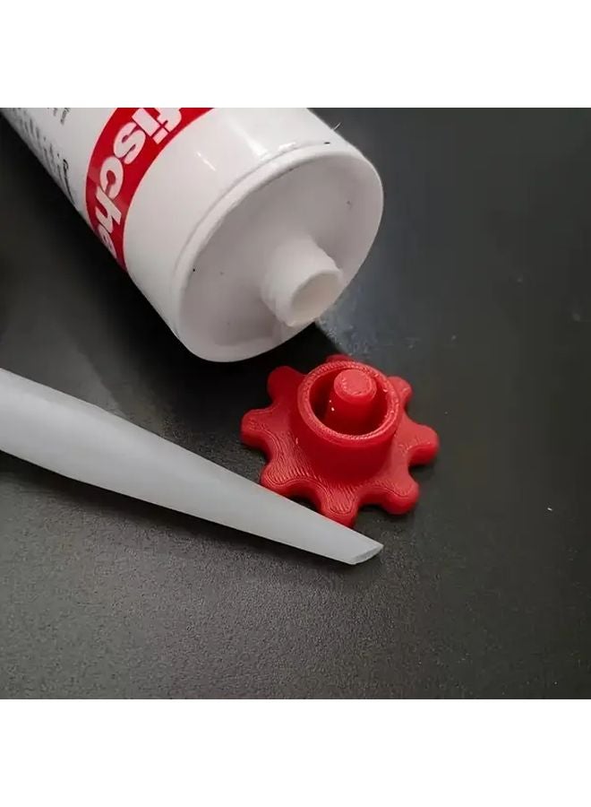 Red White Reusable Hose Caps Threaded Design For Tubing Protection DIY Workshop - Image 3